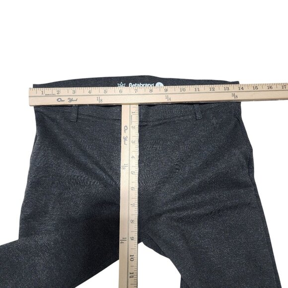 Betabrand‎ Womens Petite Straight-Leg Work Pants S Dark Gray Stretch - Picture 4 of 7